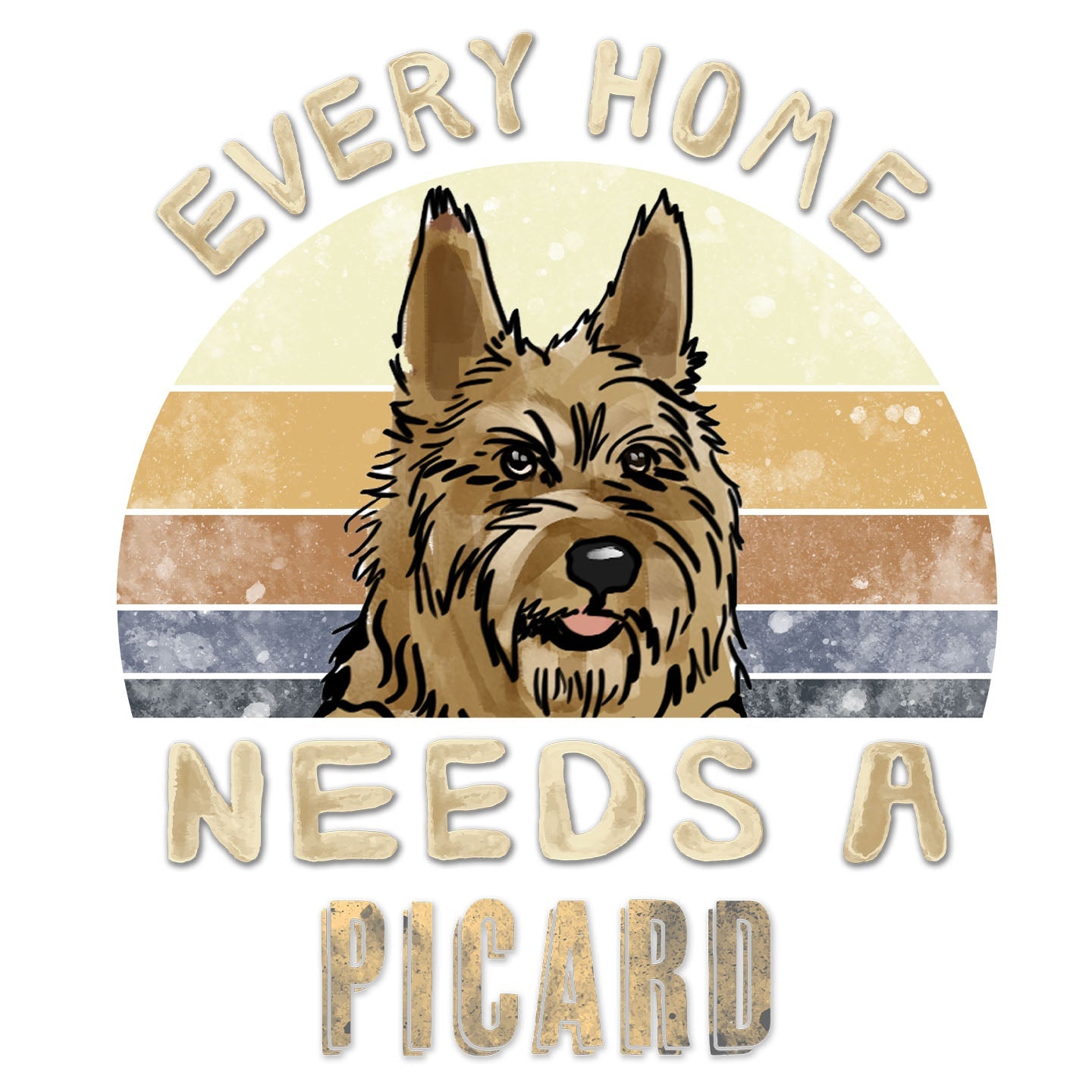 Every Home Needs a Berger Picard - Women's V-Neck T-Shirt
