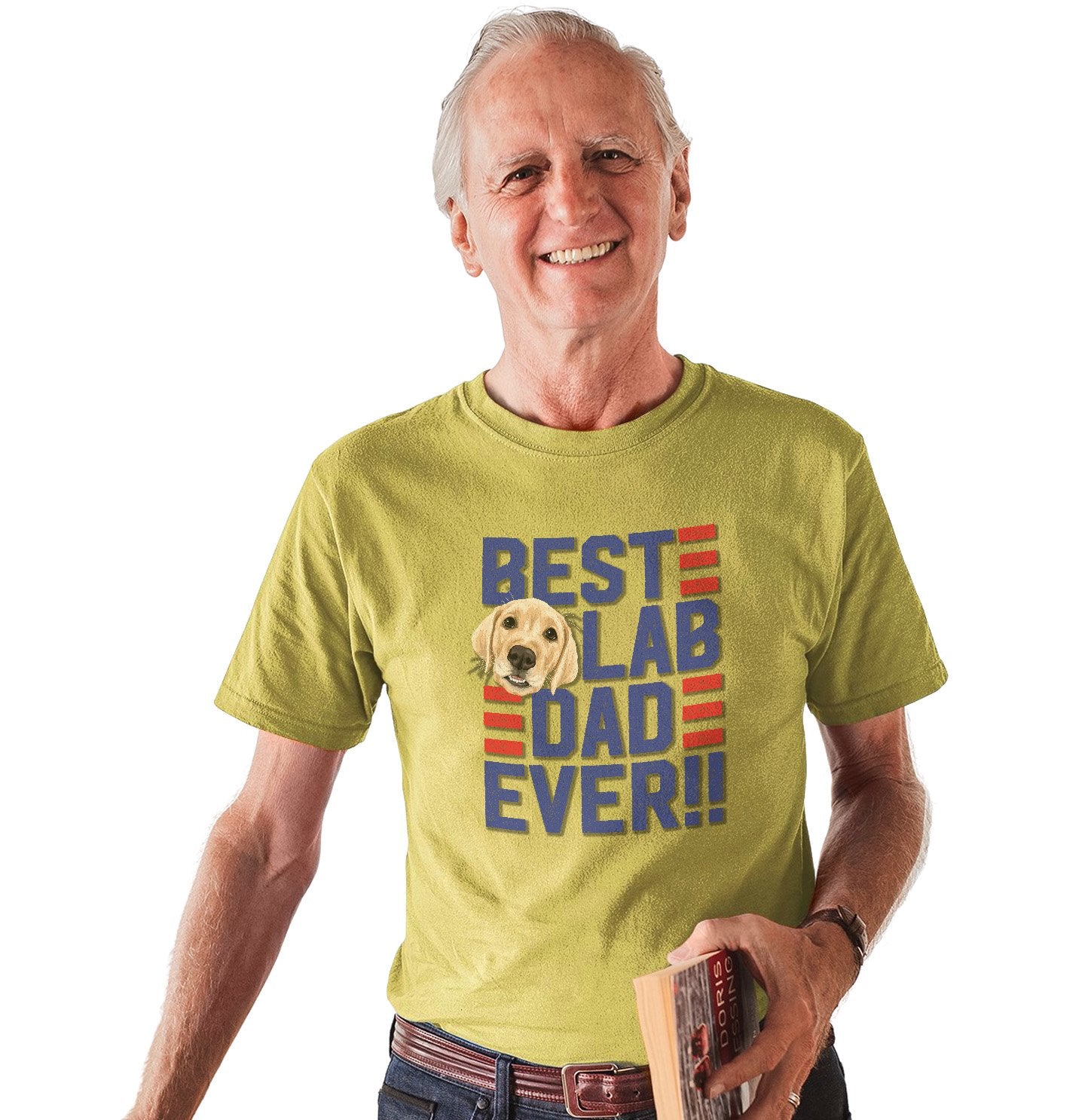 Best Lab Dad Ever - Adult Unisex T-Shirt - Animal Pride