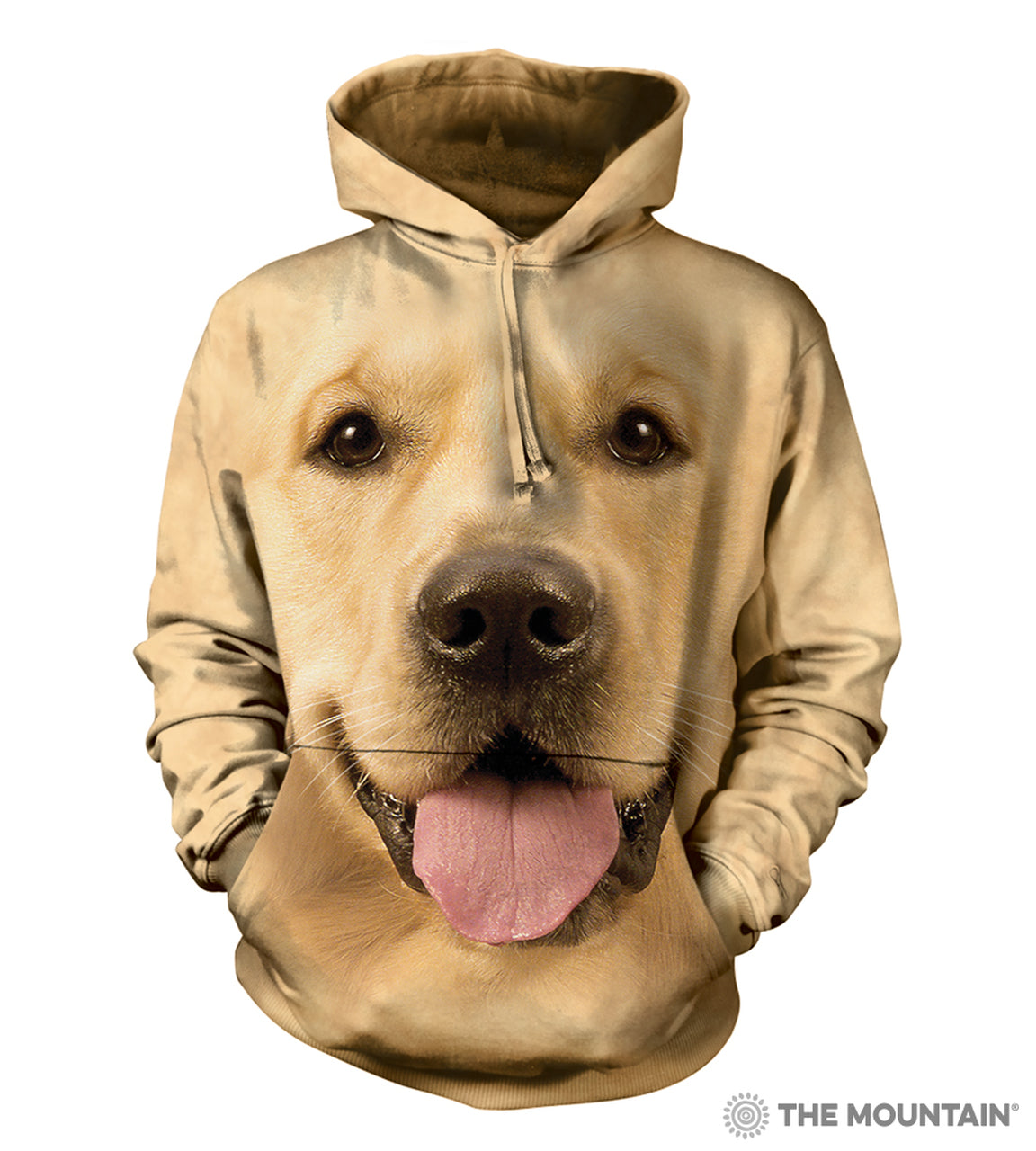 Big Face Golden Retriever 3D Dog Sweatshirt - The Mountain