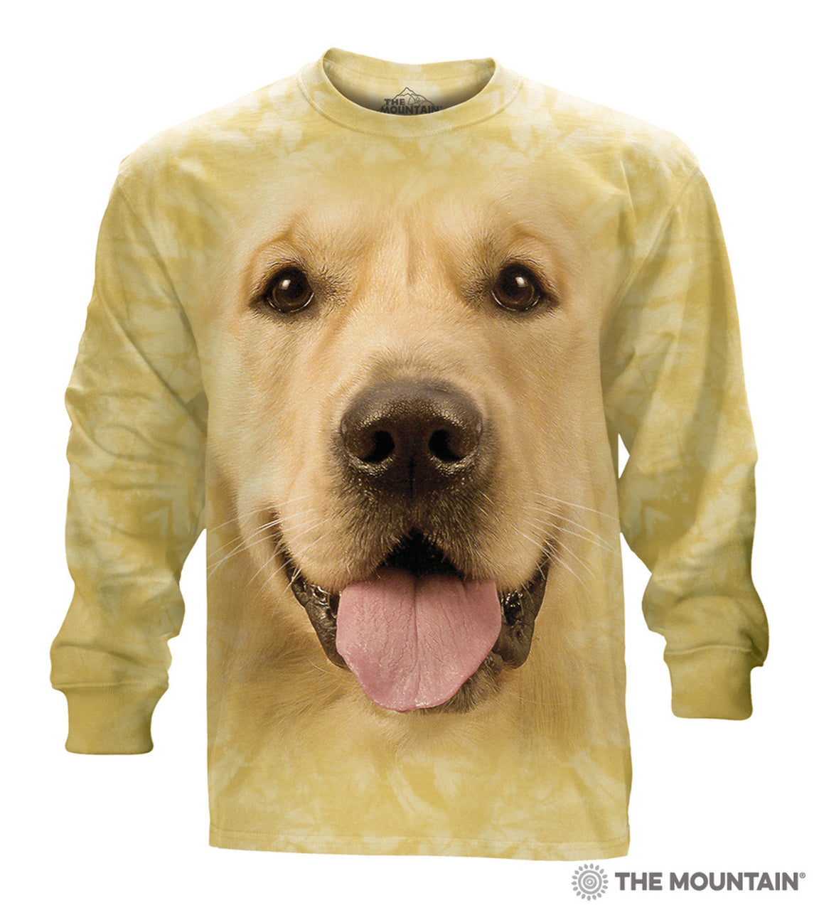 Big Face Golden Retriever 3D Dog Long Sleeve T-Shirt The Mountain