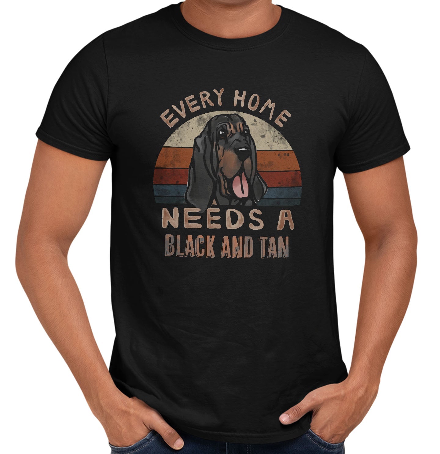 Every Home Needs a Black and Tan Coonhound - Adult Unisex T-Shirt