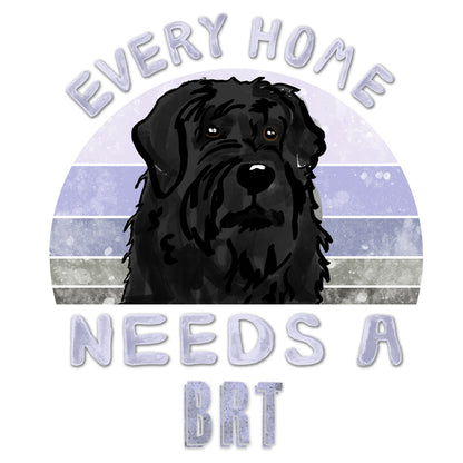 Every Home Needs a Black Russian Terrier - Women's V-Neck T-Shirt