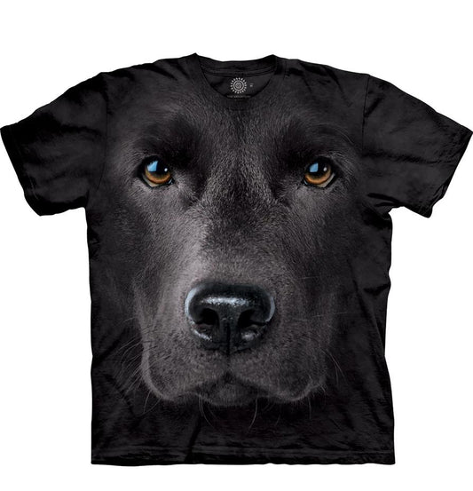 Black Lab Face - Adult Unisex T-Shirt