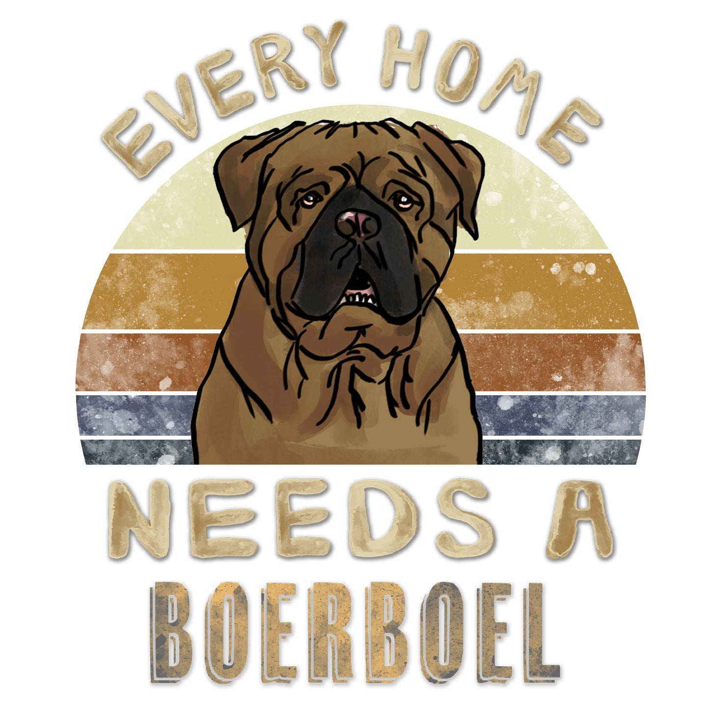 Every Home Needs a Boerboel - Women's V-Neck T-Shirt