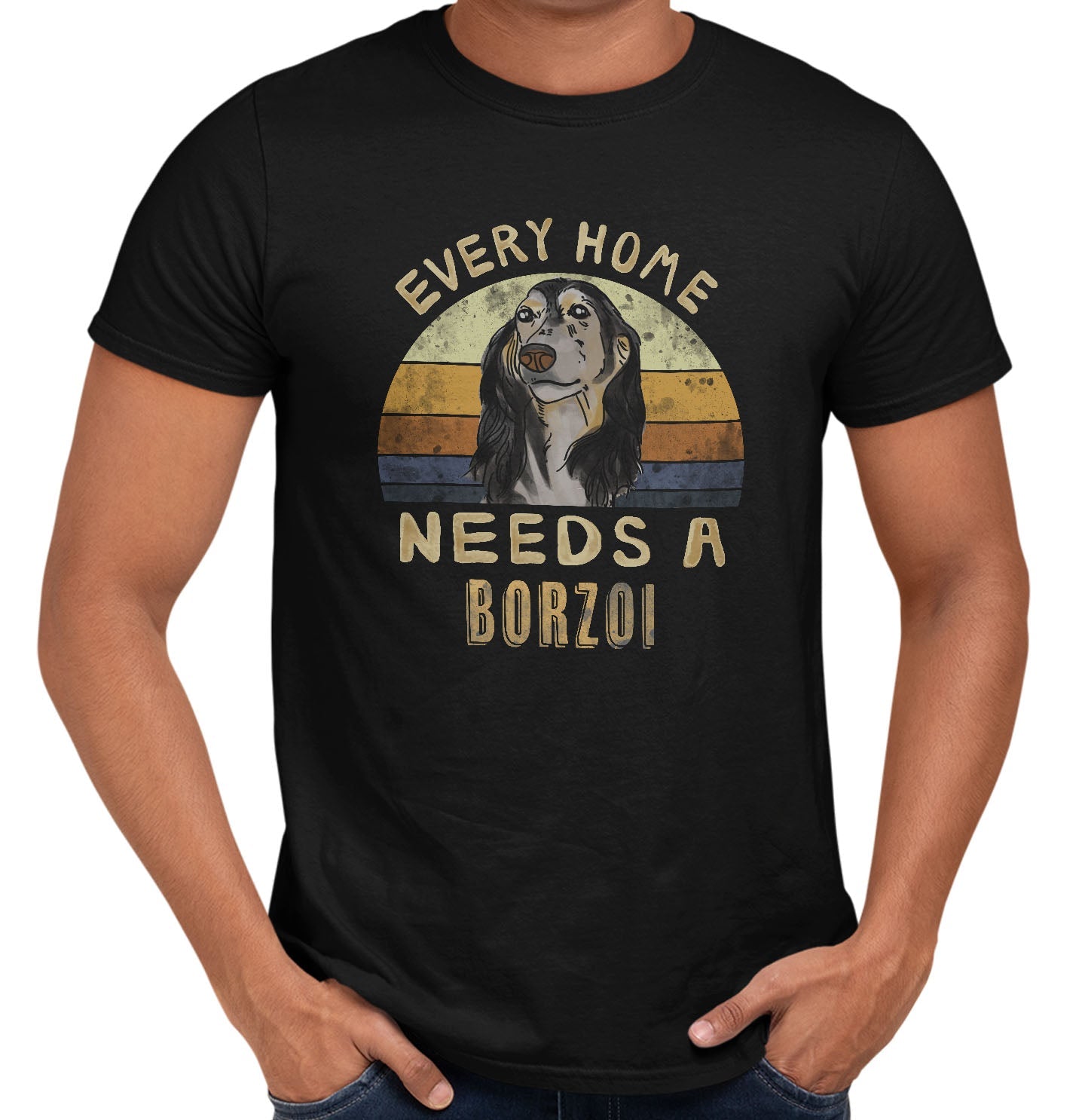 Every Home Needs a Borzoi - Adult Unisex T-Shirt