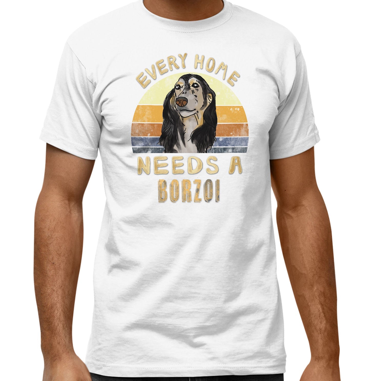 Every Home Needs a Borzoi - Adult Unisex T-Shirt