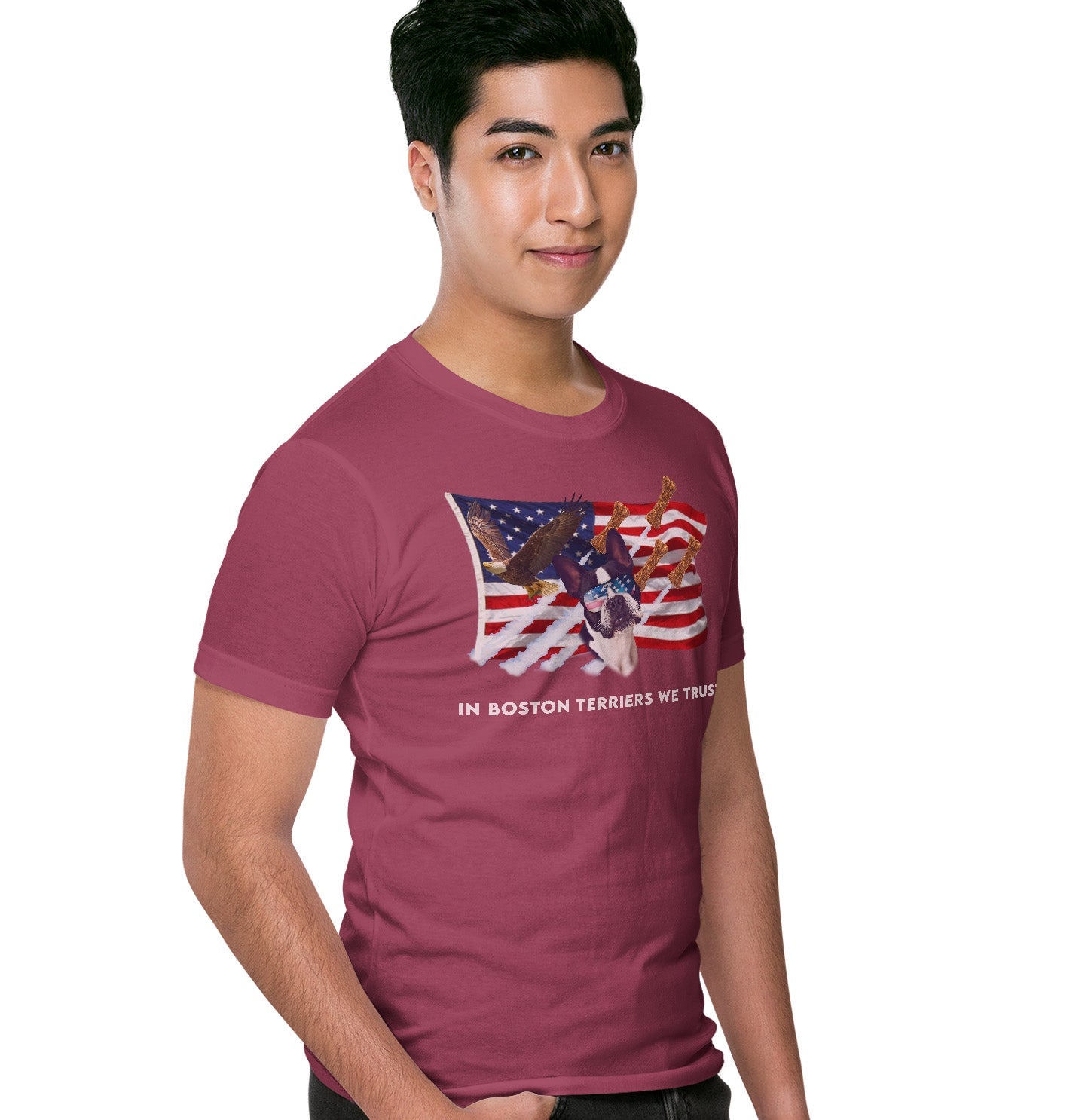 In Boston Terriers We Trust - Adult Unisex T-Shirt