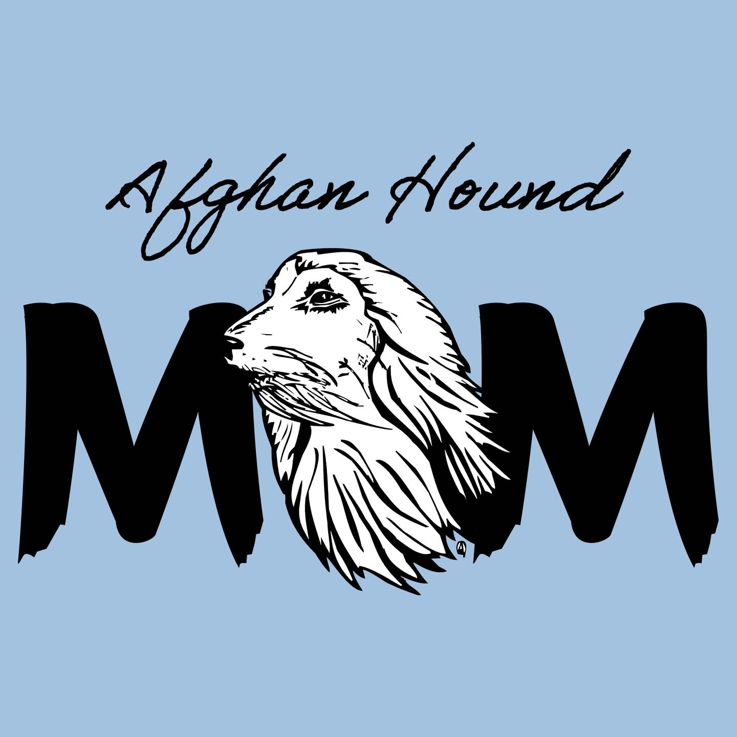 Afghan Hound Breed Mom - Women's Fitted T-Shirt