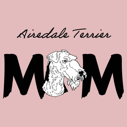 Airedale Terrier Breed Mom - Women's Fitted T-Shirt