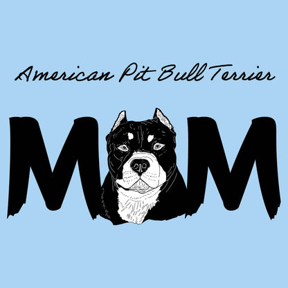 American Pit Bull Terrier Breed Mom - Women's Fitted T-Shirt