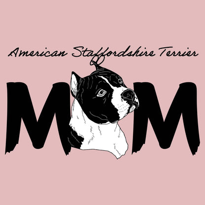 American Staffordshire Terrier Breed Mom - Women's Fitted T-Shirt