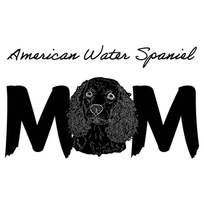 American Water Spaniel Breed Mom - Women's V-Neck T-Shirt