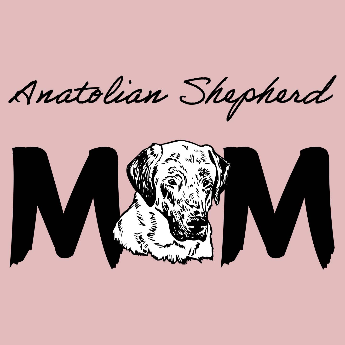 Anatolian Shepherd Breed Mom - Women's Fitted T-Shirt