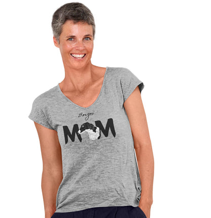 Borzoi Breed Mom - Women's V-Neck T-Shirt