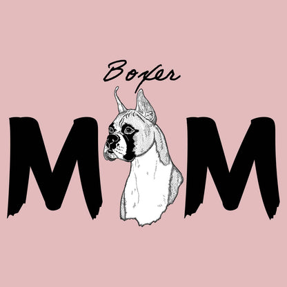 Boxer Breed Mom - Women's Fitted T-Shirt
