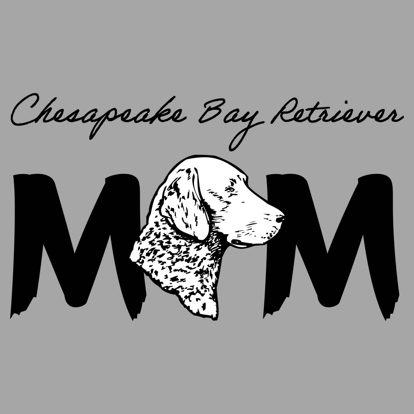 Chesapeake Bay Retriever Breed Mom - Women's V-Neck T-Shirt