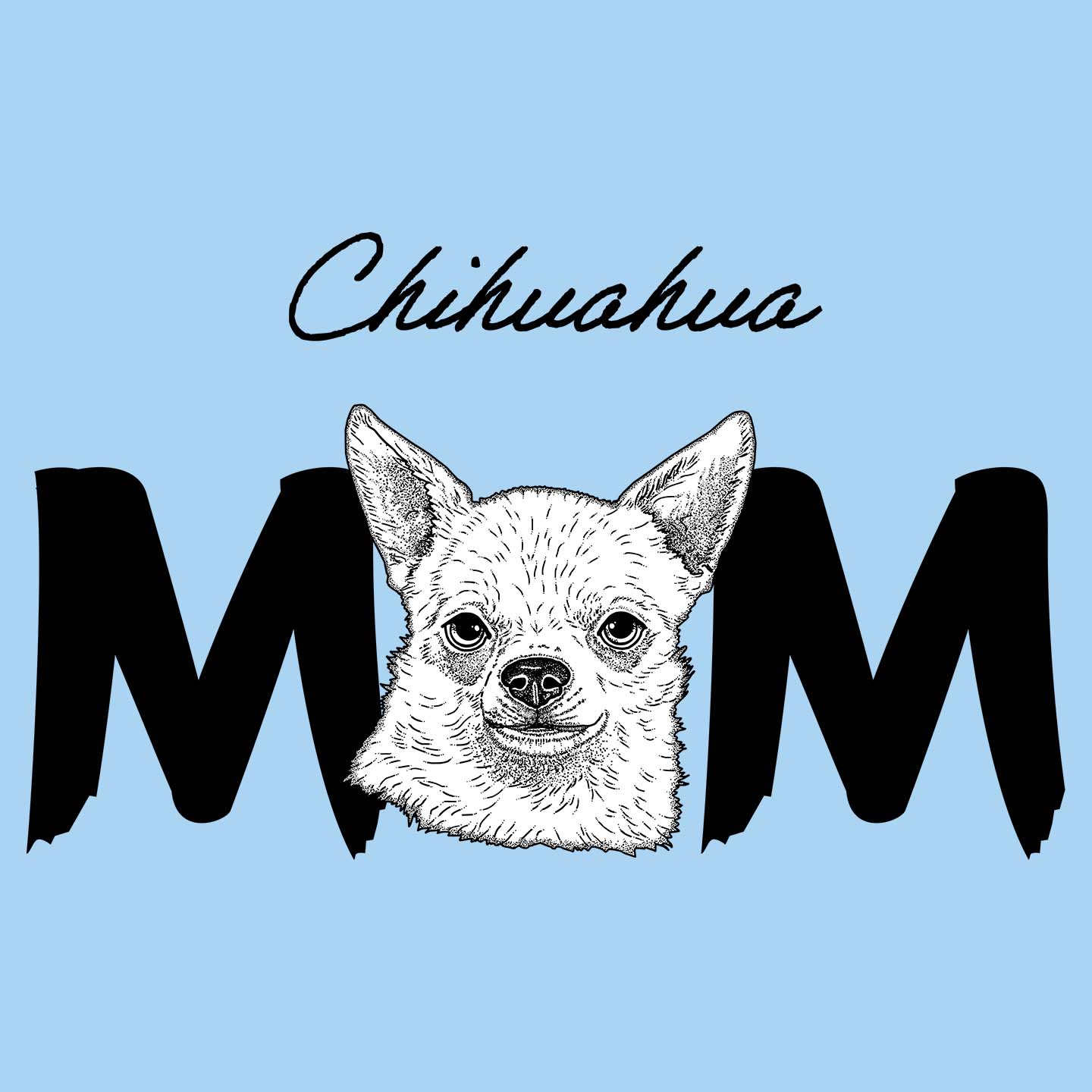 Chihuahua Breed Mom - Women's Fitted T-Shirt