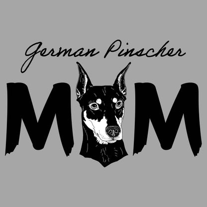 German Pinscher Breed Mom - Women's V-Neck T-Shirt