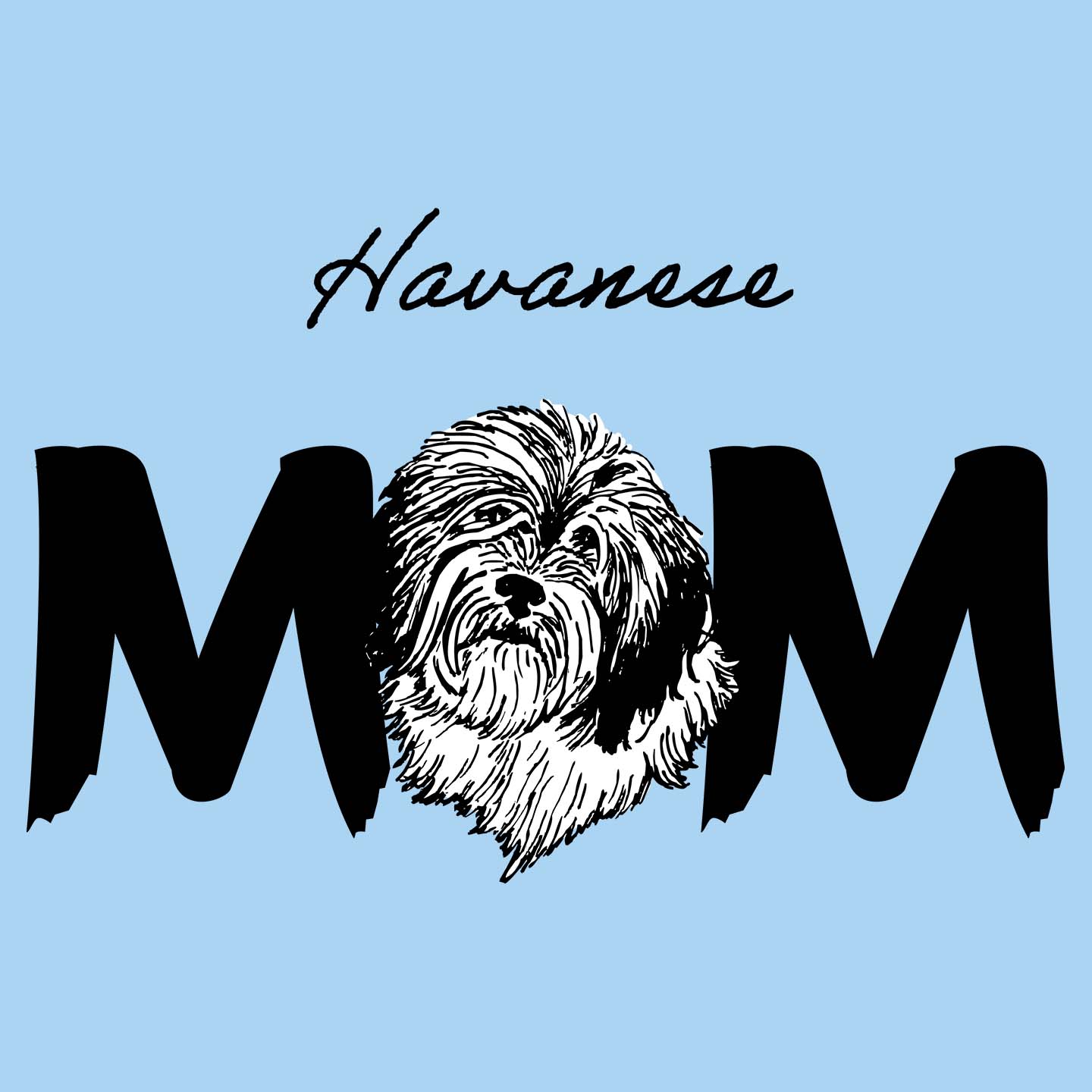 Havanese Breed Mom - Women's Fitted T-Shirt