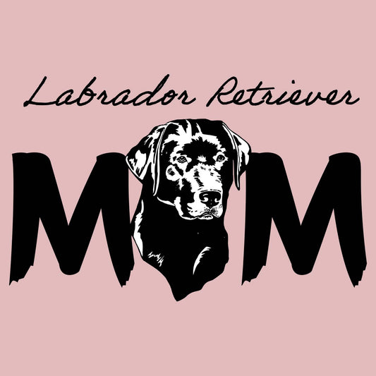 Black Labrador Breed Mom - Women's Fitted T-Shirt