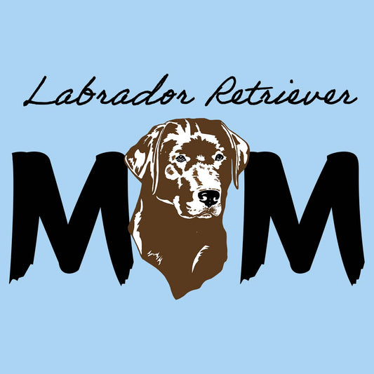 Chocolate Labrador Breed Mom - Women's Fitted T-Shirt