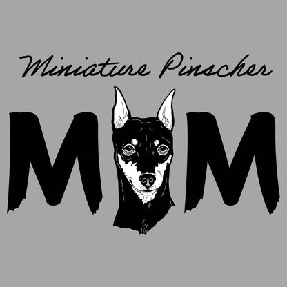 Miniature Pinscher Breed Mom - Women's V-Neck T-Shirt