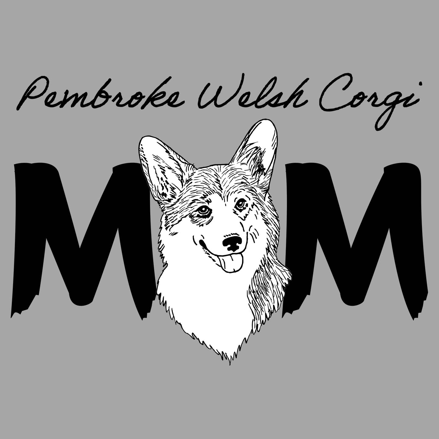 Pembroke Welsh Corgi Breed Mom - Women's V-Neck T-Shirt