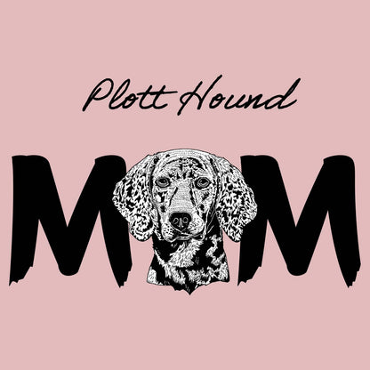 Plott Hound Breed Mom - Women's Fitted T-Shirt