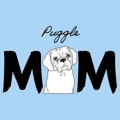 Puggle Breed Mom - Women's Fitted T-Shirt