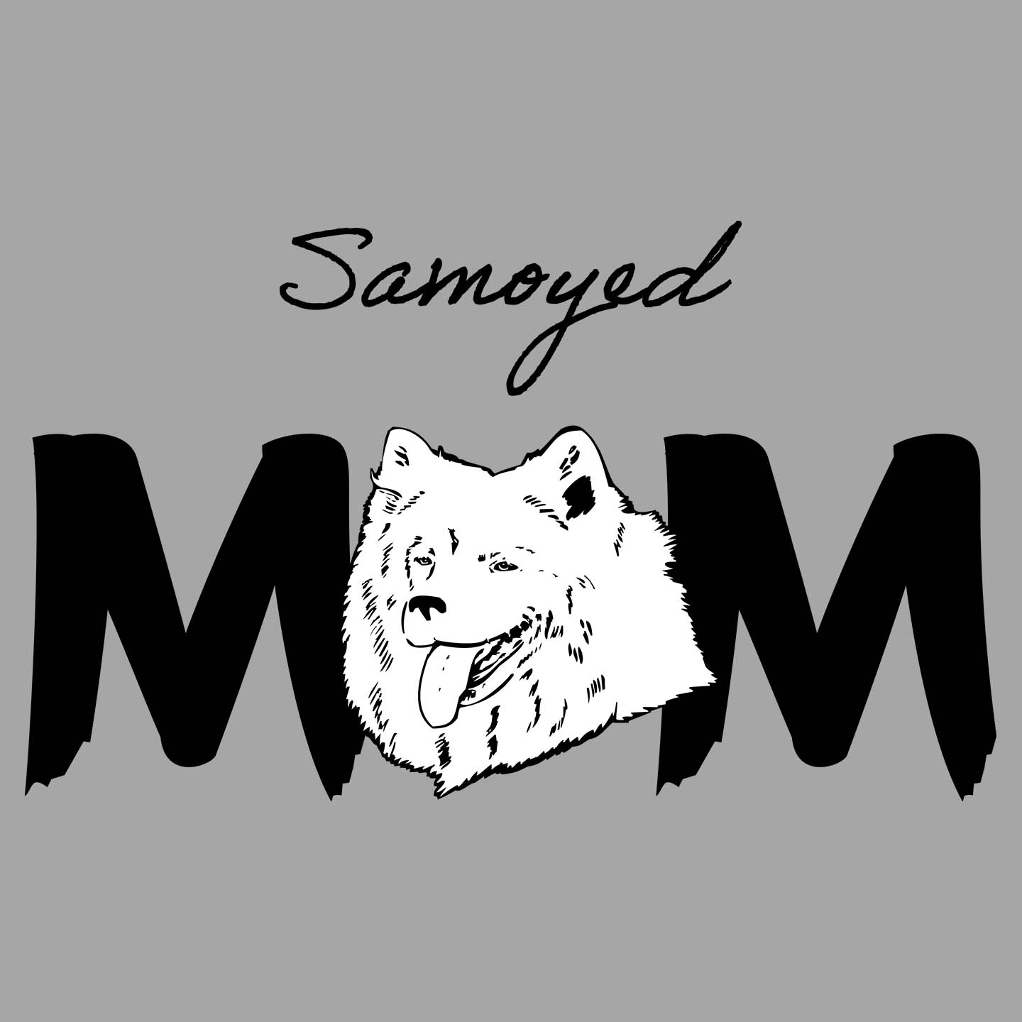 Samoyed Breed Mom - Women's V-Neck T-Shirt