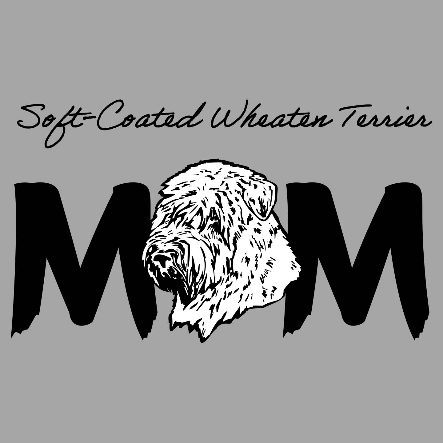 Soft Coated Wheaten Terrier Breed Mom - Women's V-Neck T-Shirt