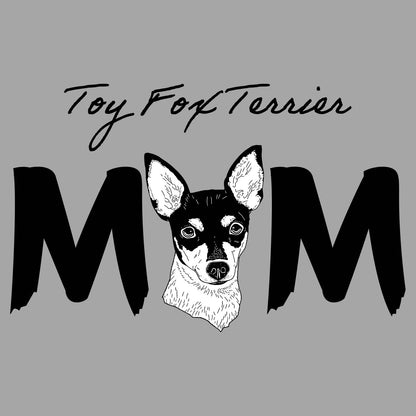 Toy Fox Terrier Breed Mom - Women's V-Neck T-Shirt