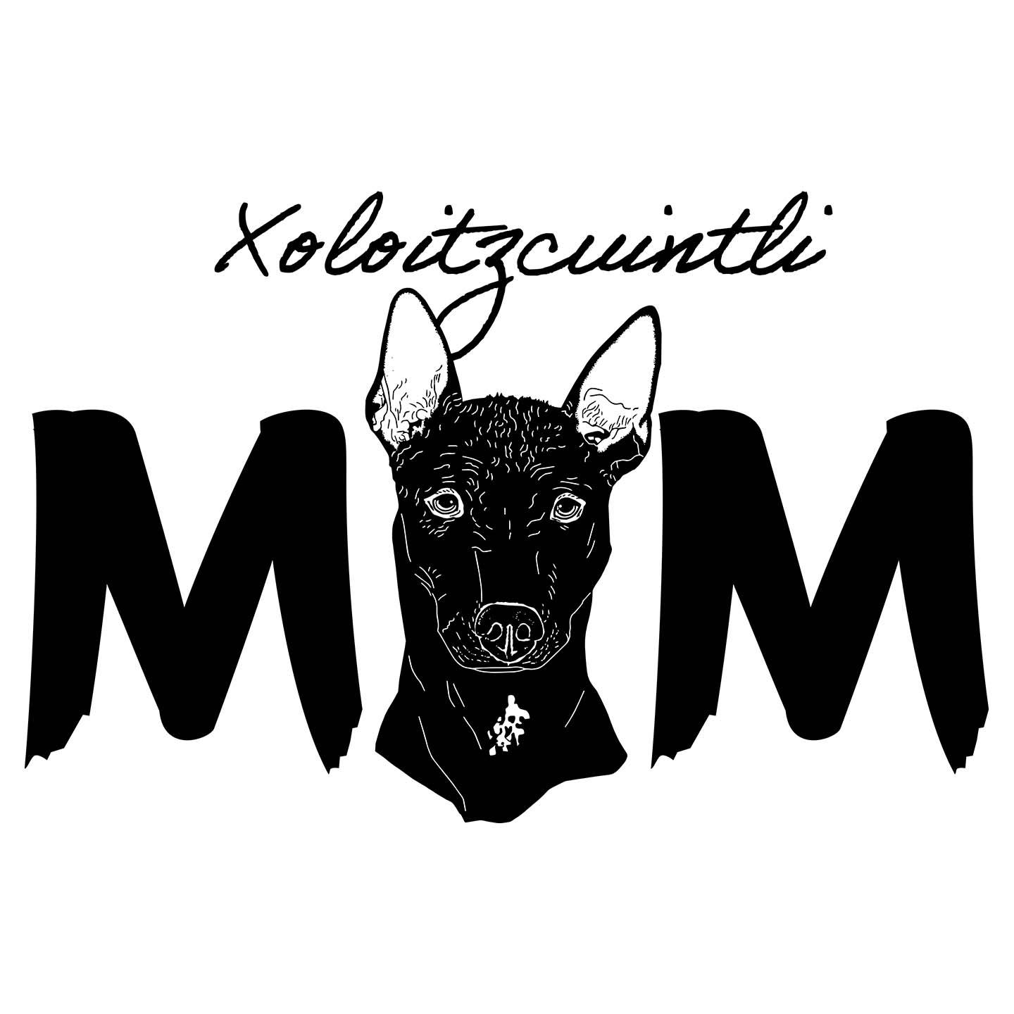 Xoloitzcuintli Breed Mom - Women's V-Neck T-Shirt