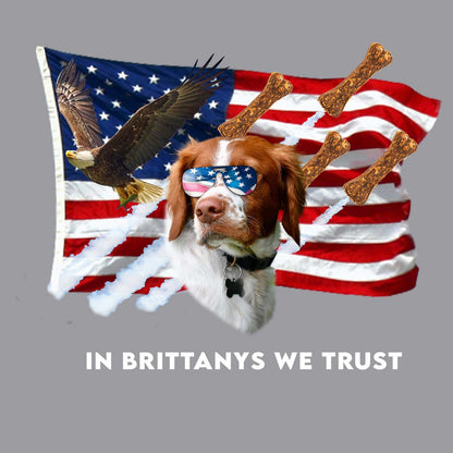 In Brittanys We Trust - Adult Unisex Crewneck Sweatshirt