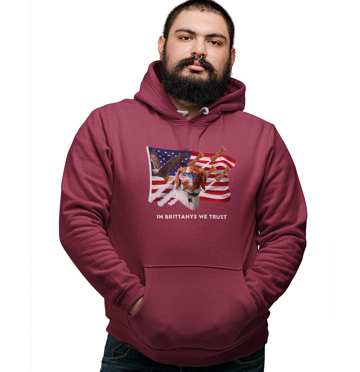 In Brittanys We Trust - Adult Unisex Hoodie Sweatshirt