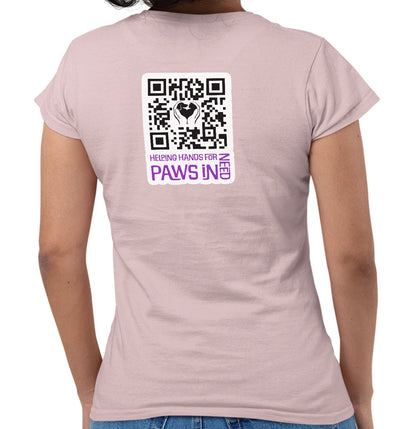 Brooke Davis Angel Fund Circle Logo LC - Women's V-Neck T-Shirt