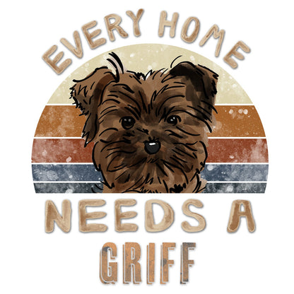 Every Home Needs a Brussels Griffon - Women's V-Neck T-Shirt