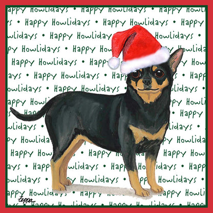 Chihuahua Happy Howlidays Text - Kids' Unisex T-Shirt