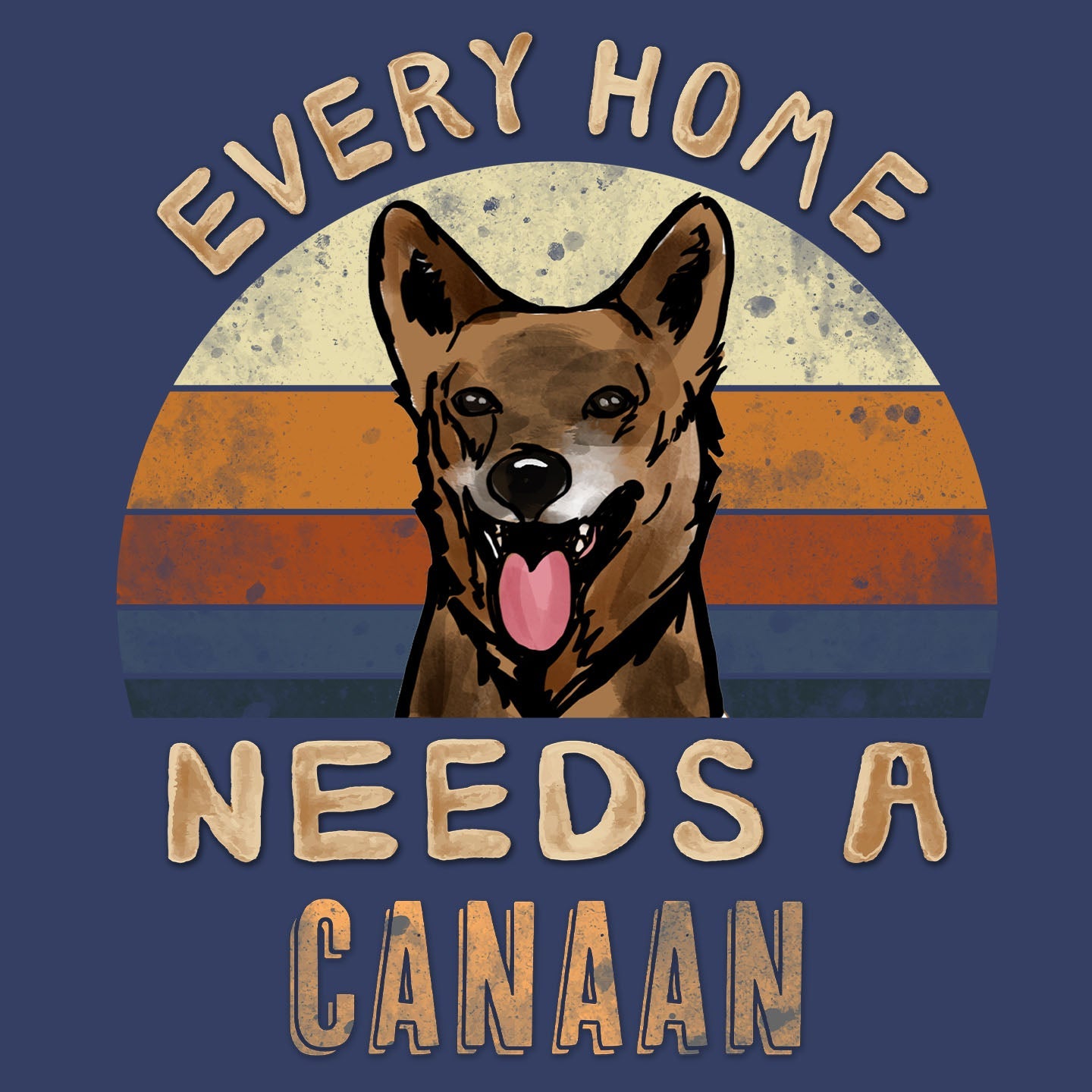 Every Home Needs a Canaan Dog - Adult Unisex Crewneck Sweatshirt