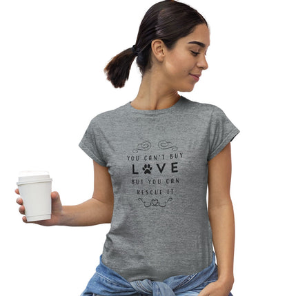 Can Rescue Love - Women's Fitted T-Shirt