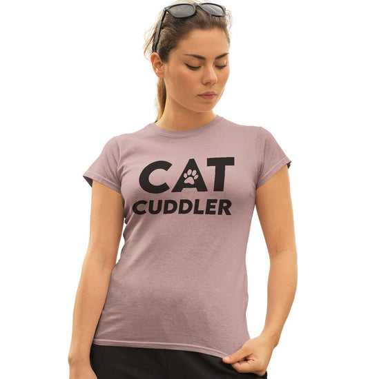 Cat Cuddler - Women's Fitted T-Shirt