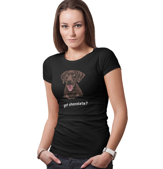 Got Chocolate - Women's Fitted T-Shirt