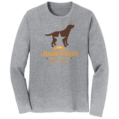 DFW Lab Rescue Logo - Adult Unisex Long Sleeve T-Shirt