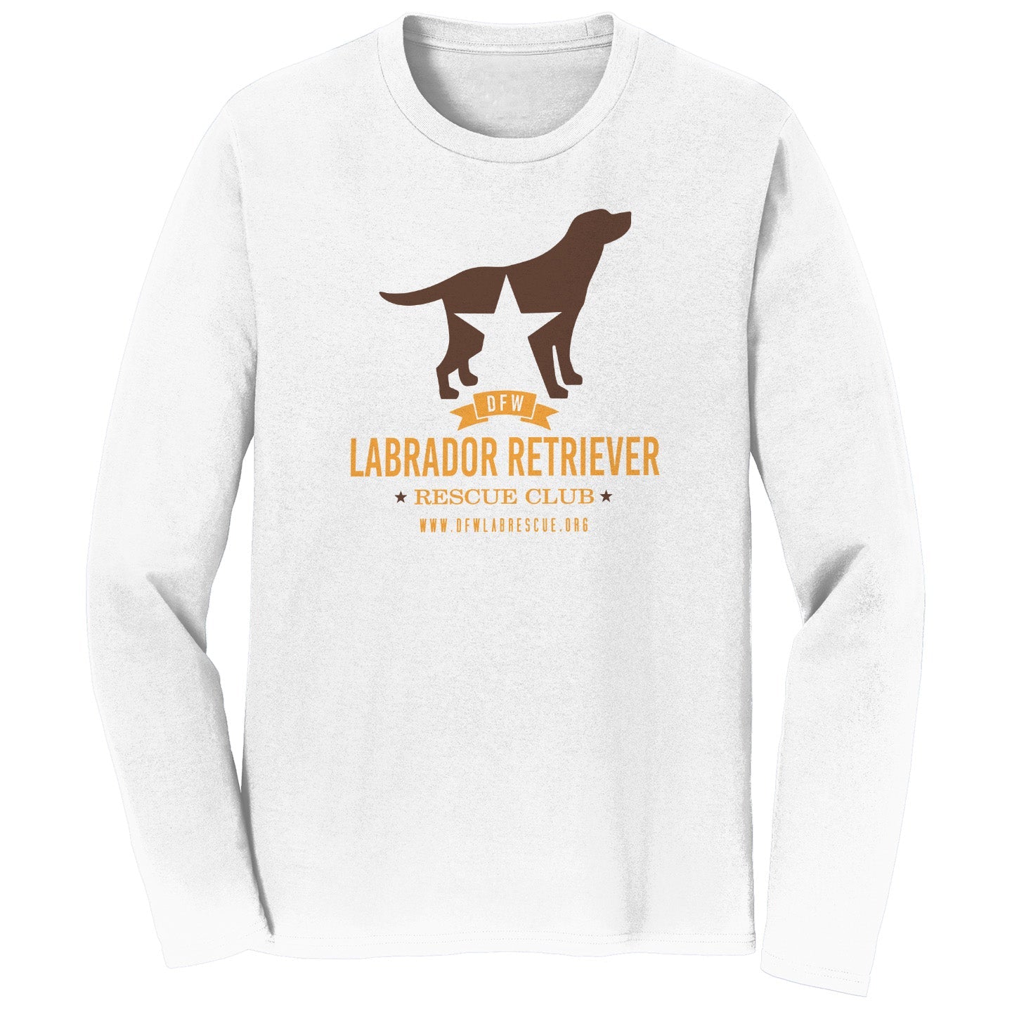 DFW Lab Rescue Logo - Adult Unisex Long Sleeve T-Shirt