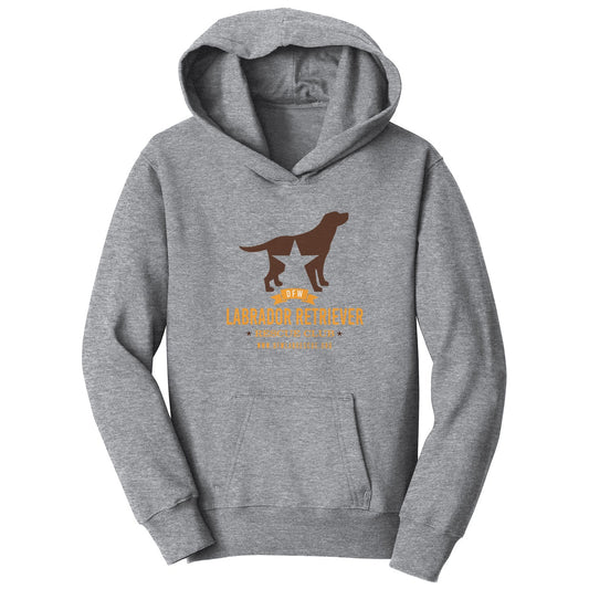 DFW Lab Rescue Logo - Kids' Unisex Hoodie Sweatshirt