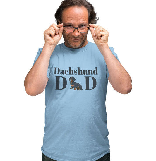 Animal Pride - Dachshund Dad Illustration - Adult Unisex T-Shirt