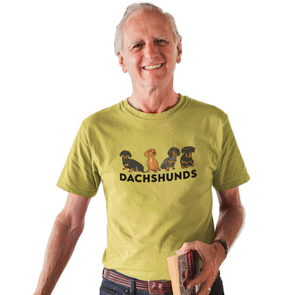 Dachshunds - Adult Unisex T-Shirt