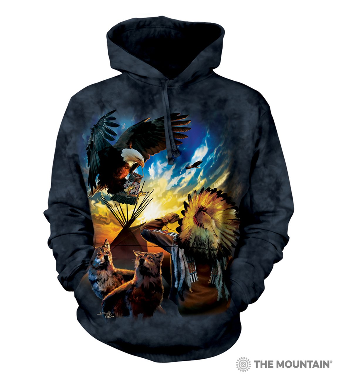 Eagle Prayer - The Mountain - 3D Hoodie Animal Sweatshirt