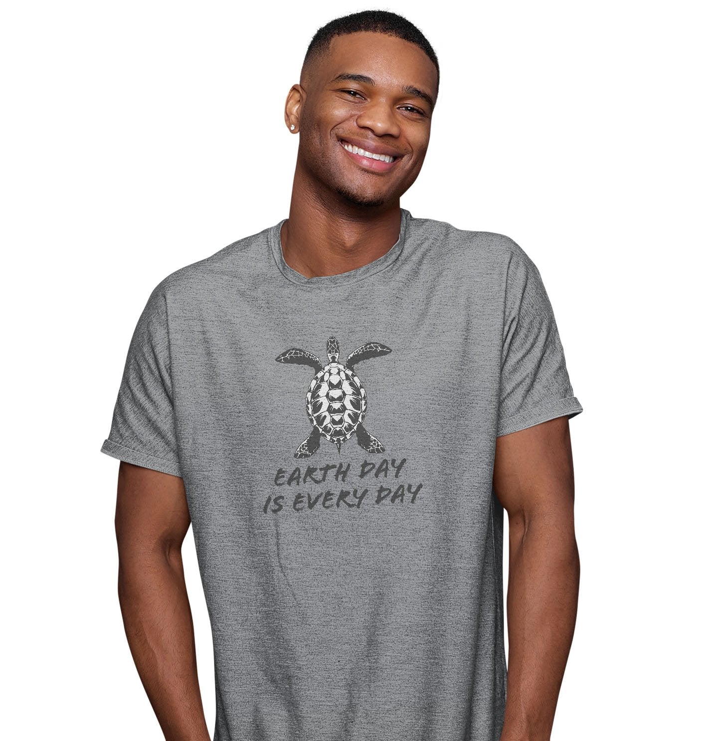 Earth Day is Every Day Sea Turtle - Adult Unisex T-Shirt