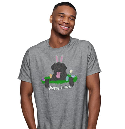 Rabbit Hole Black Labrador - Adult Unisex T-Shirt